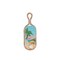 Hello Summer Single Wall Coat Hook Wood Composite Flax Home Decor Beach Chair Umbrella Coastal 8.07" x 2.76" x 1.97"